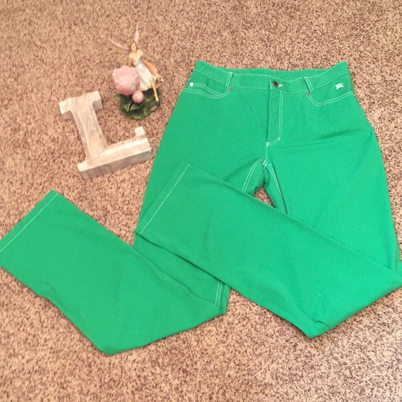 Burberry Denim - Burberry green jeans/pants